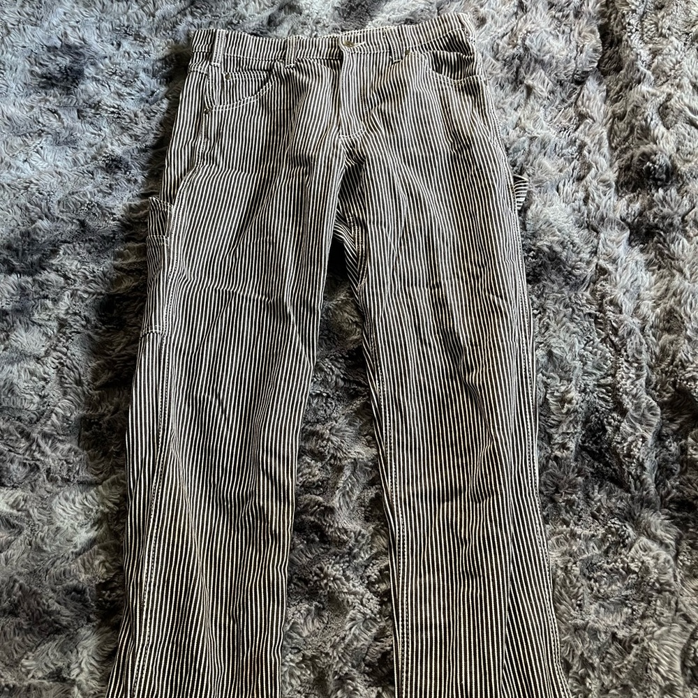 Dickies Brown Striped Carpenter Pants